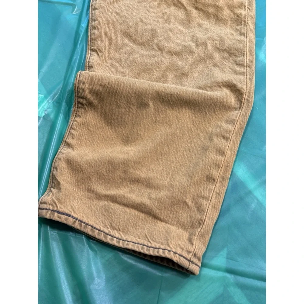 Levi's 501‎ XX Jeans Mustard Rust Button Fly Men's 44x32 Straight Fit Strong
